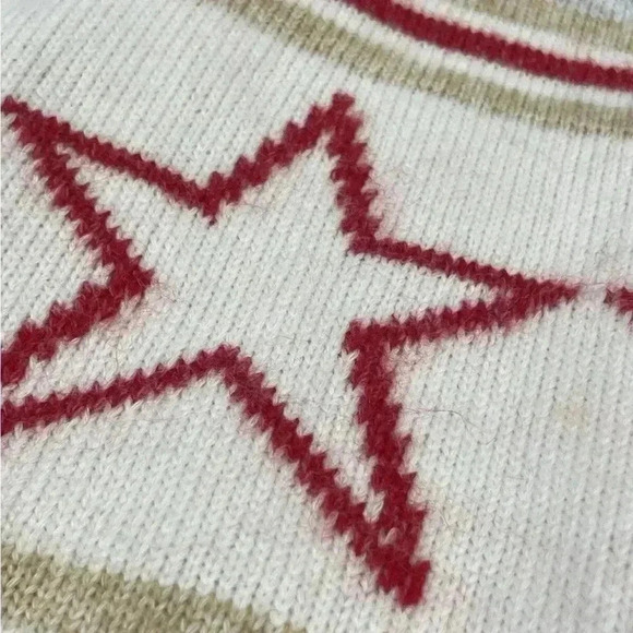 NEW Lou & Grey Star Stripe Mock Neck Sweater Woman’s Size XS Loft Ann Taylor - Picture 10 of 13